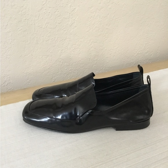 By Far Nick Chain Anklet Patent Leather Loafers size 37 missing chains - Picture 4 of 13